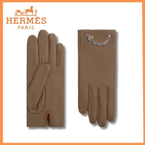 HERMES 手袋 グローブ シェーヌダンクル（HERMES(エルメス