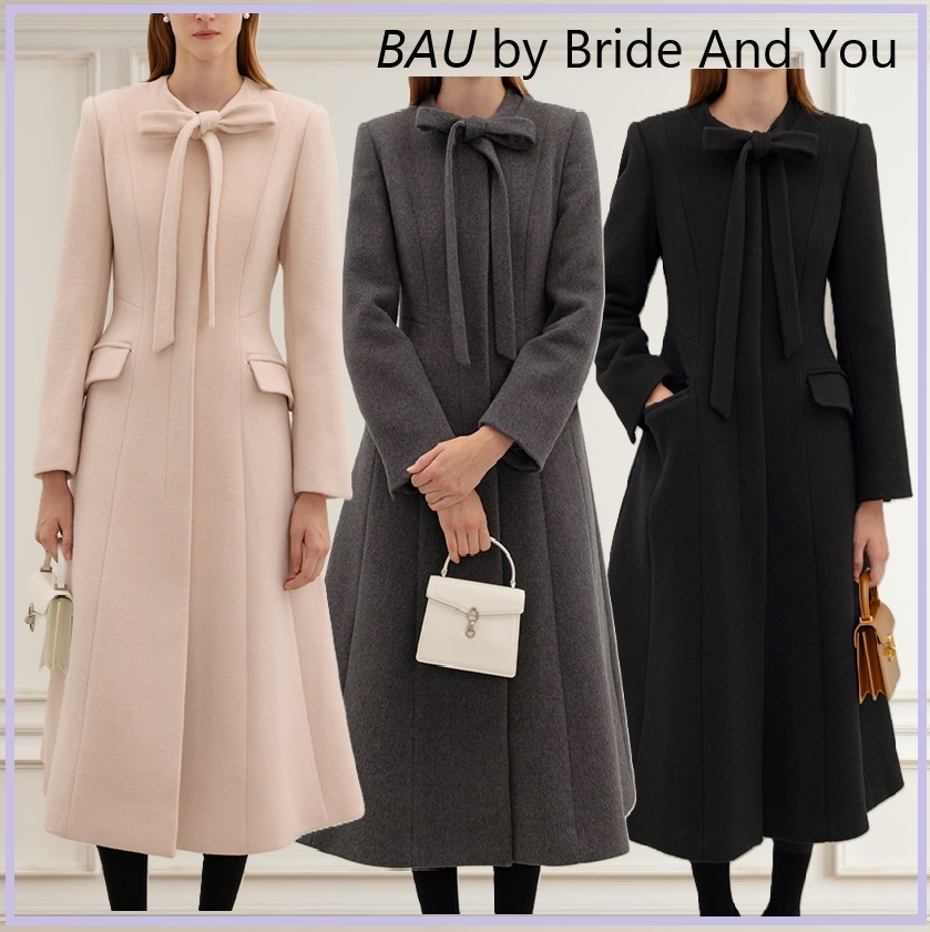 新作★人気 [BAU by Bride And You] AVELINE タイカシミアコート