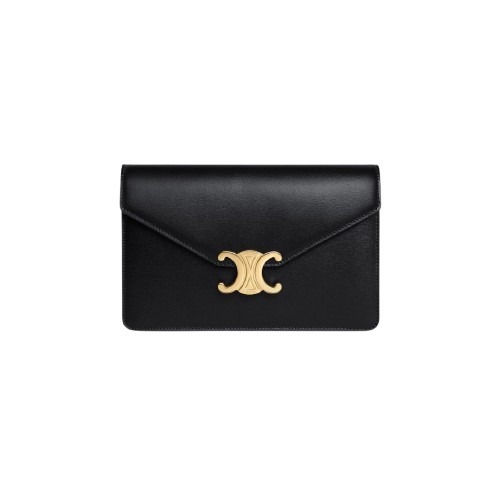 財布・小物その他 Celine Wallet On Chain Margo in Shiny Calfskin Black