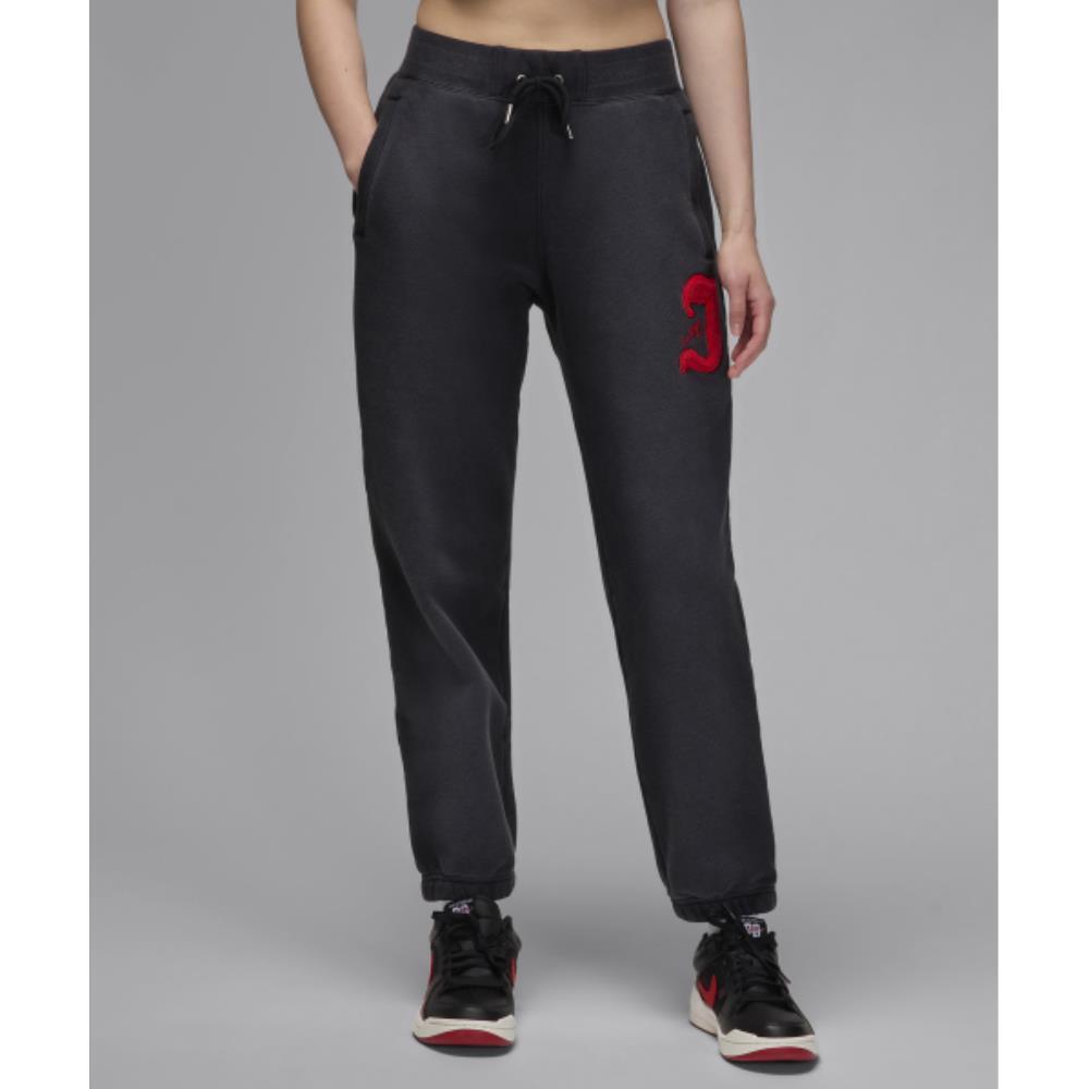 ★Nike★ Jordan Flight Fleece Pants W Black FV7069010 FV7069