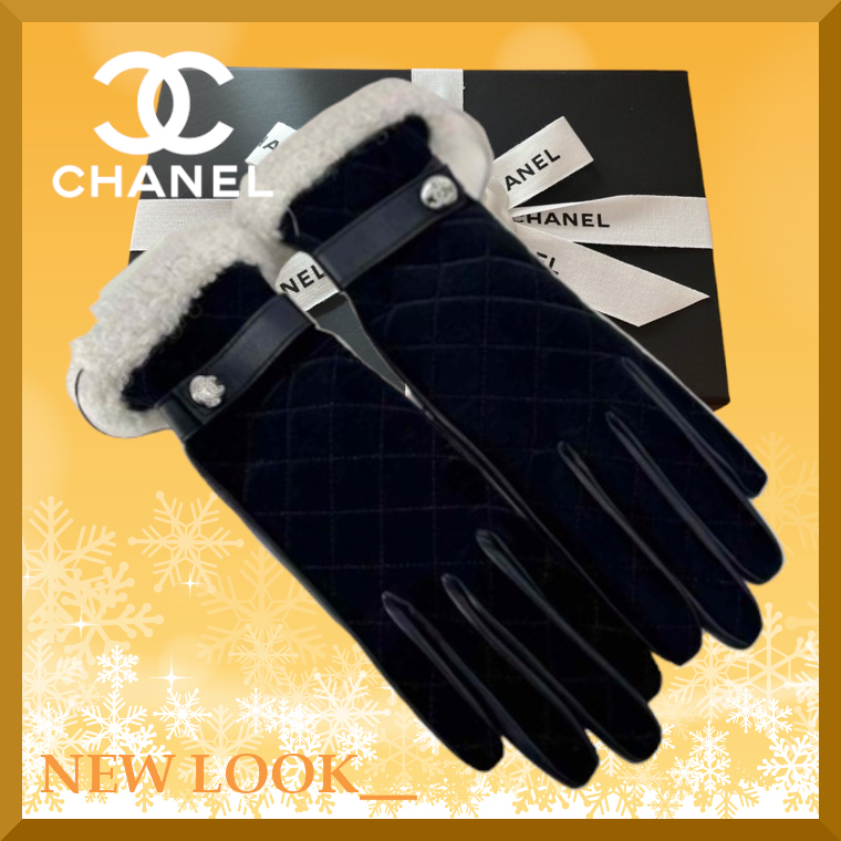【手首に輝くCCマーク】CHANEL 2024/25ココネージュ グローブ