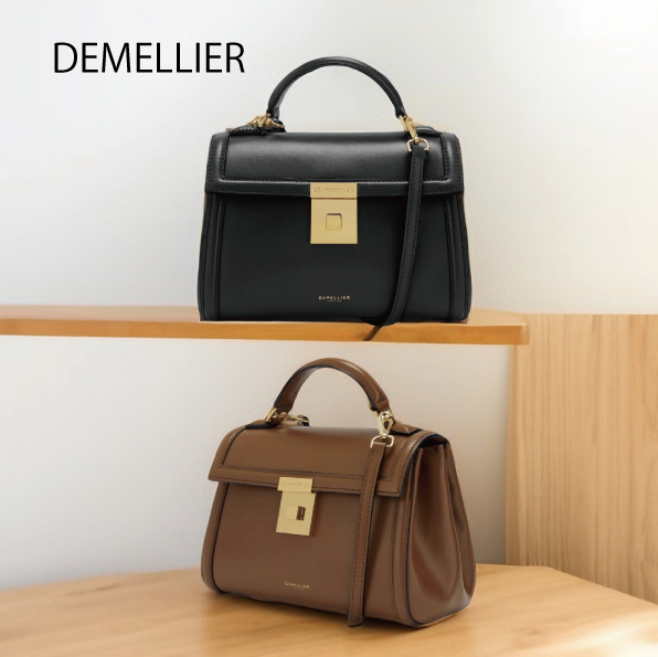 DEMELLIER】英王室御愛用 The Paris 2WAY ハンドバッグ