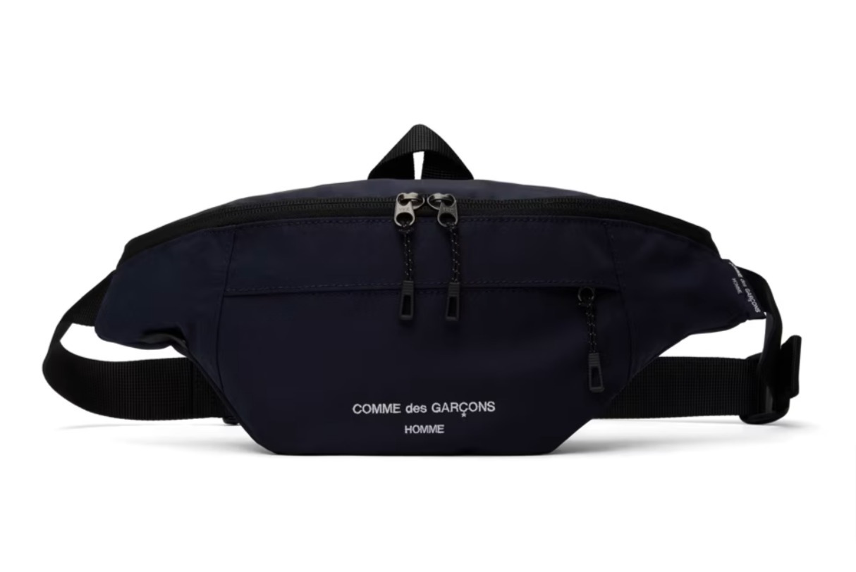 Comme des Garcons Homme ネイビー CORDURA ベルトバッグ