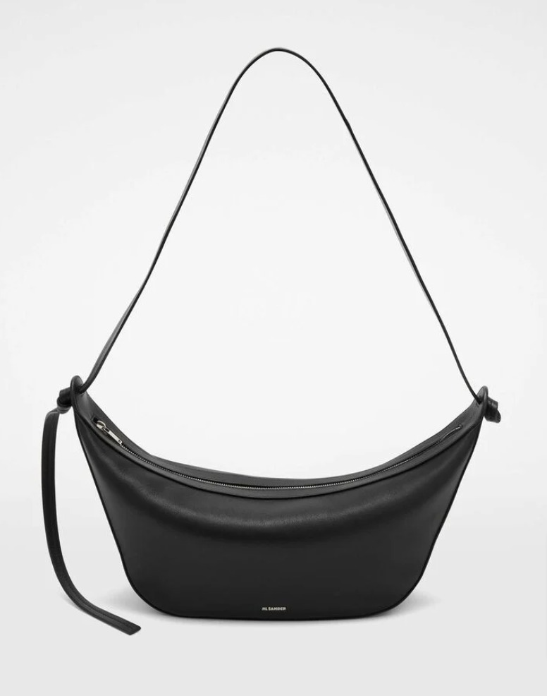 Jil Sander ノットディテール ジップ付きショルダーバッグ