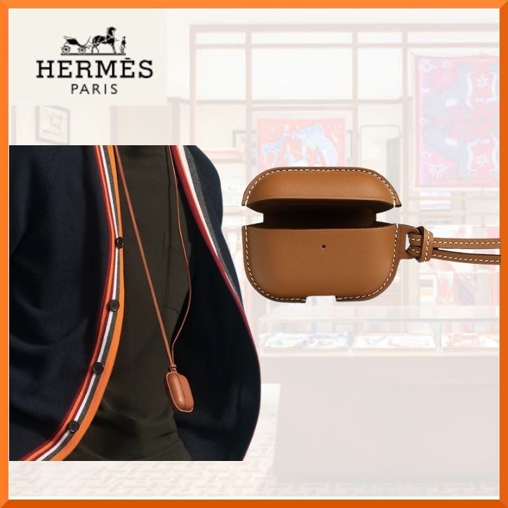 日本完売♪【HERMES】AirPods Pro 2 レザーケース