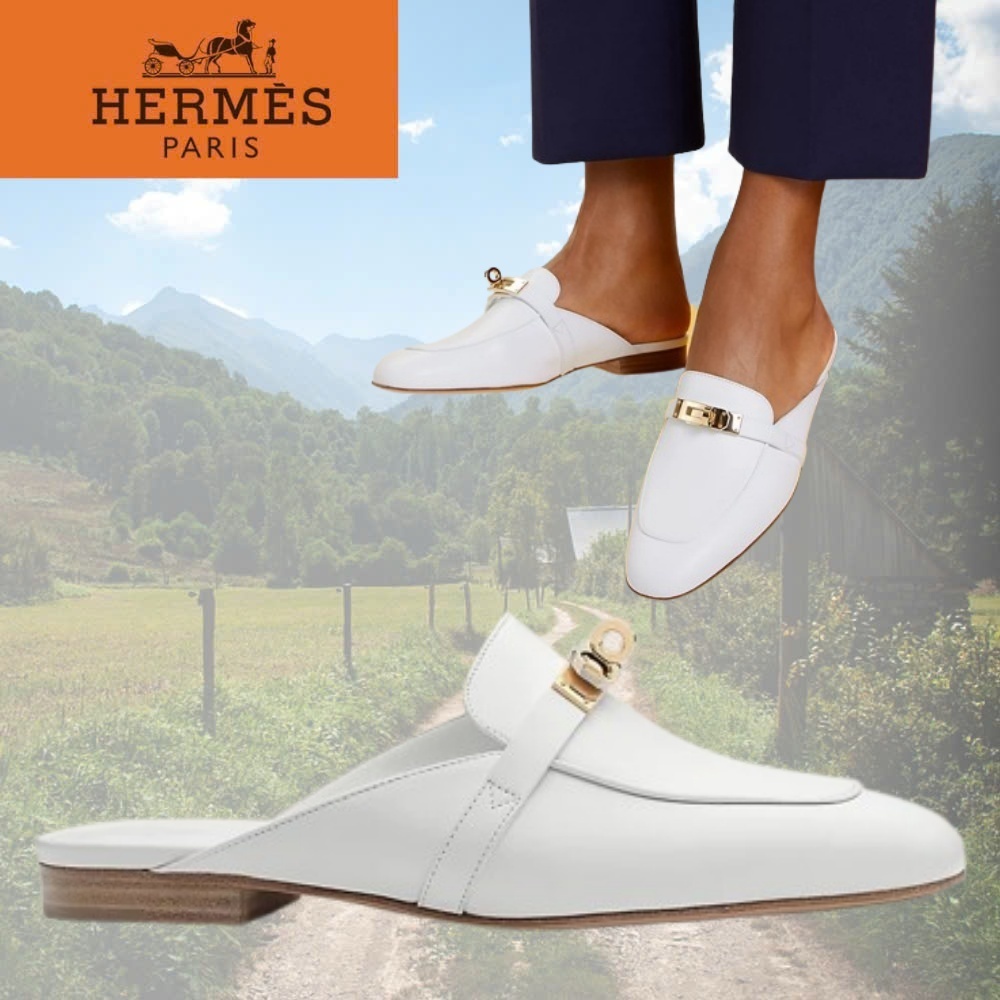 【華やかな印象に！】HERMES Mules Oz ミュール oz-mule--221081Z 02-worn-5-0-0