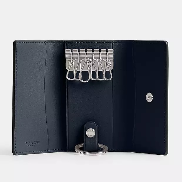 大人気☆COACH エッセンシャル 6 リング キー ケース☆シンプル
