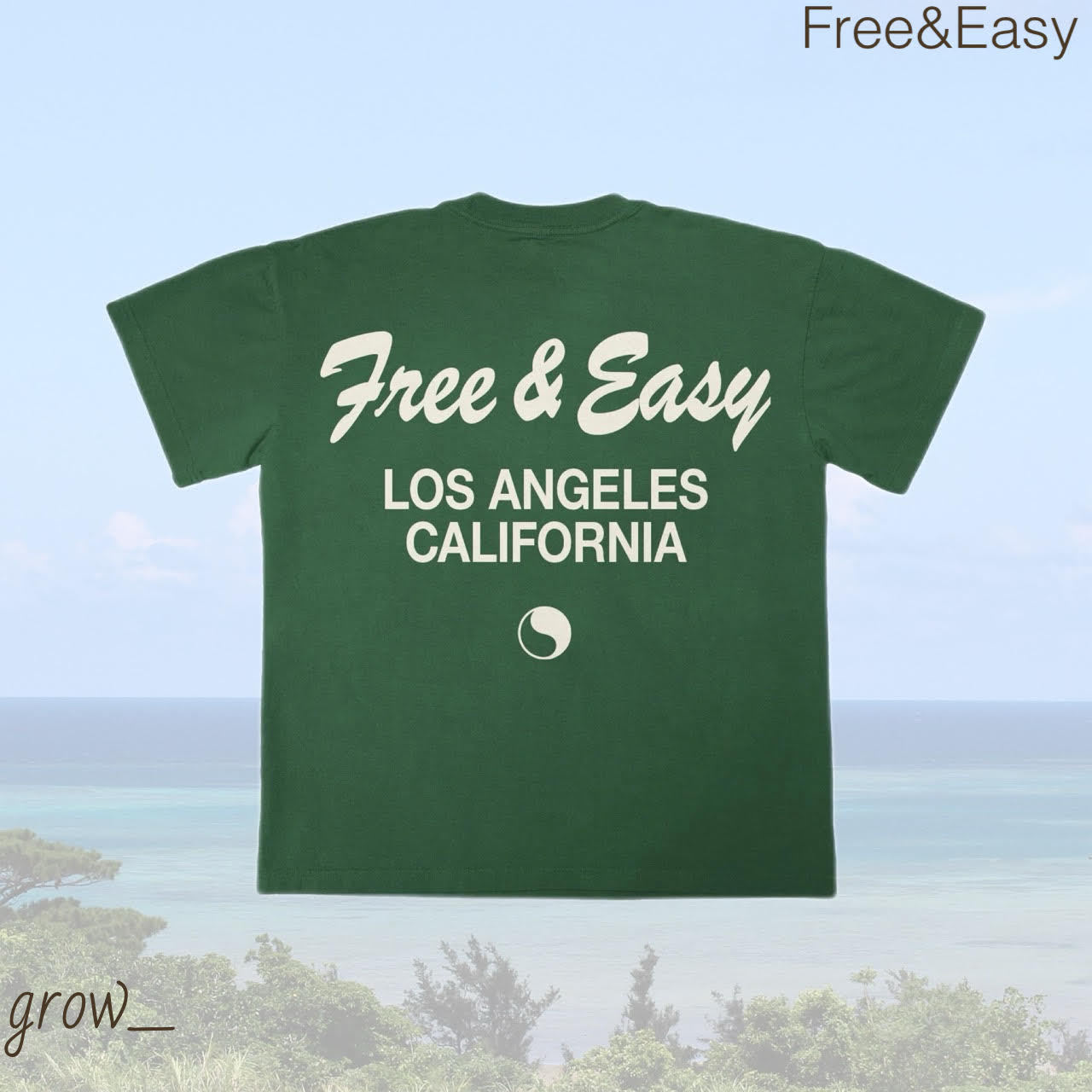 Free&Easy x Revolve Deli プレミアム 半袖 Tシャツ 送関込