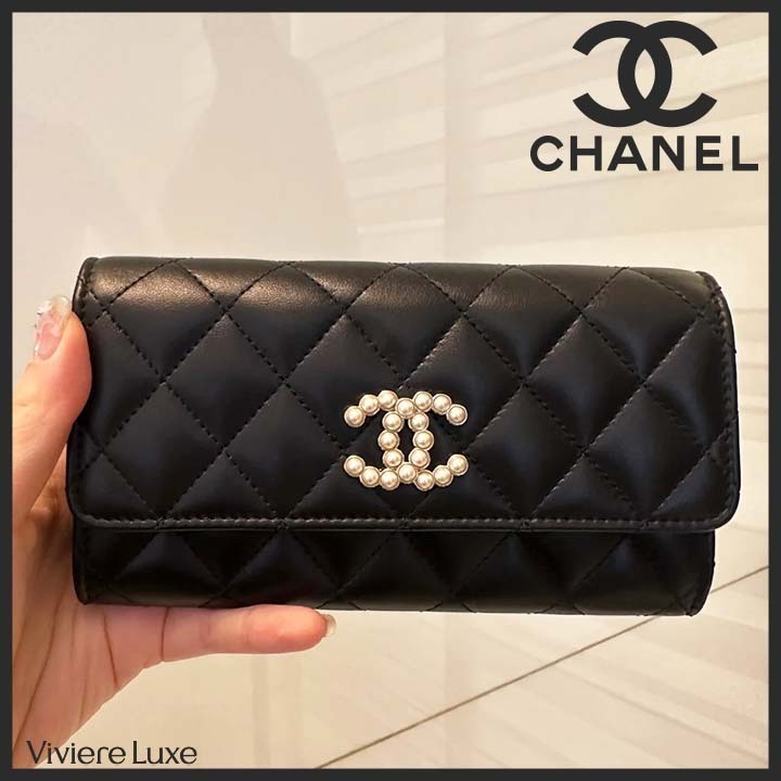 *希少*【CHANEL】フラップウォレット