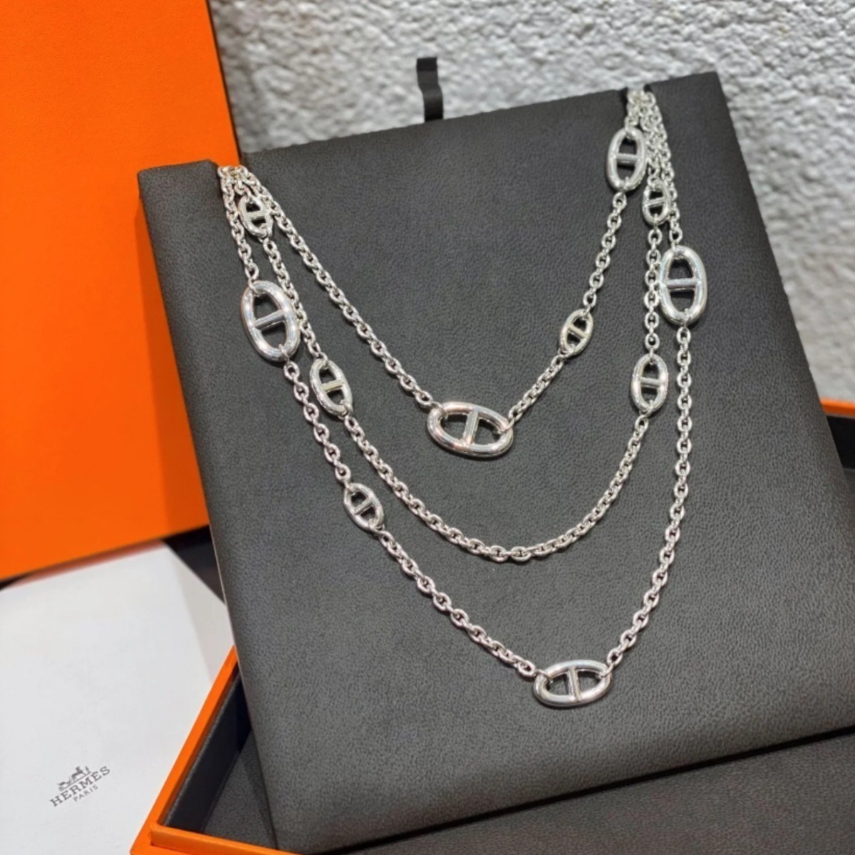気品溢れる存在【HERMES】Farandole ロングネックレス 160 気品溢れる存在【HERMES】Farandole ロングネックレス 160