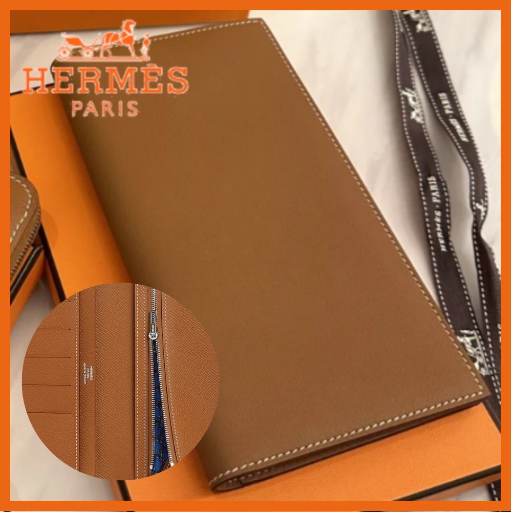 【シンプルカッコいい☆】HERMES ロングウォレット