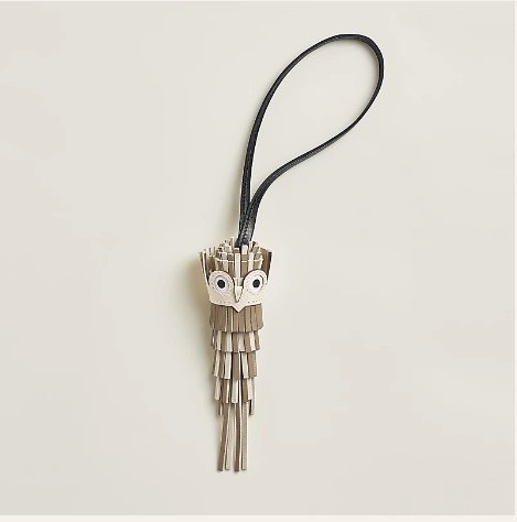 【バッグのアクセントに】HERMES バッグチャーム フクロウ フランス発【HERMES】バッグチャーム Chouette フクロウ/DHL配送