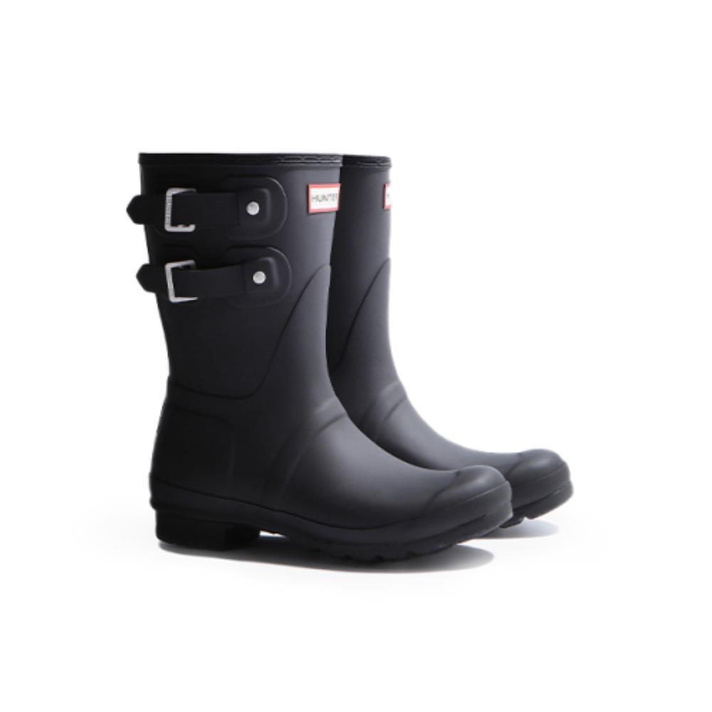 ◇HUNTER◇ WOMEN Original Buckle Short Rain Boots Black
