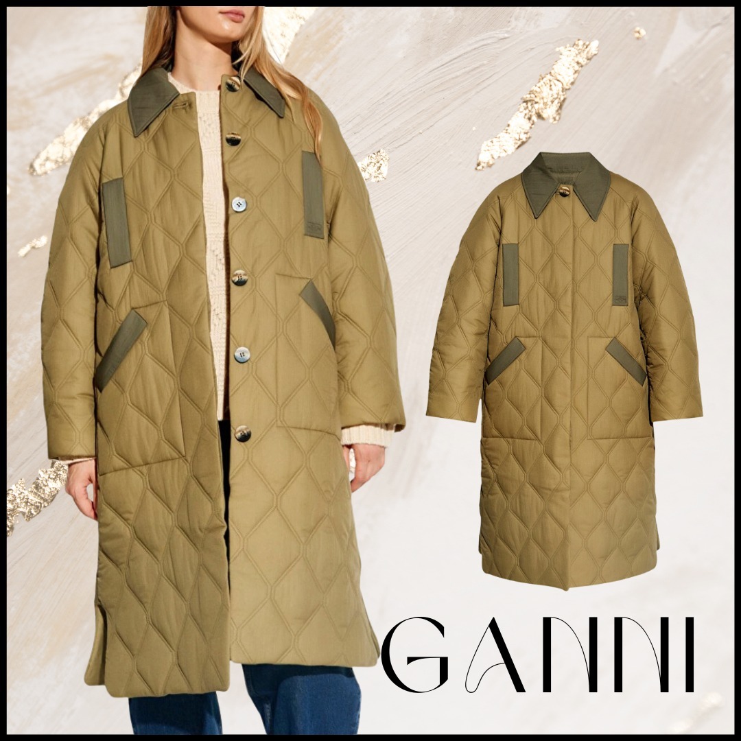 GANNI【関税送料込＆◆VIP価格◆】キルティングジャケット