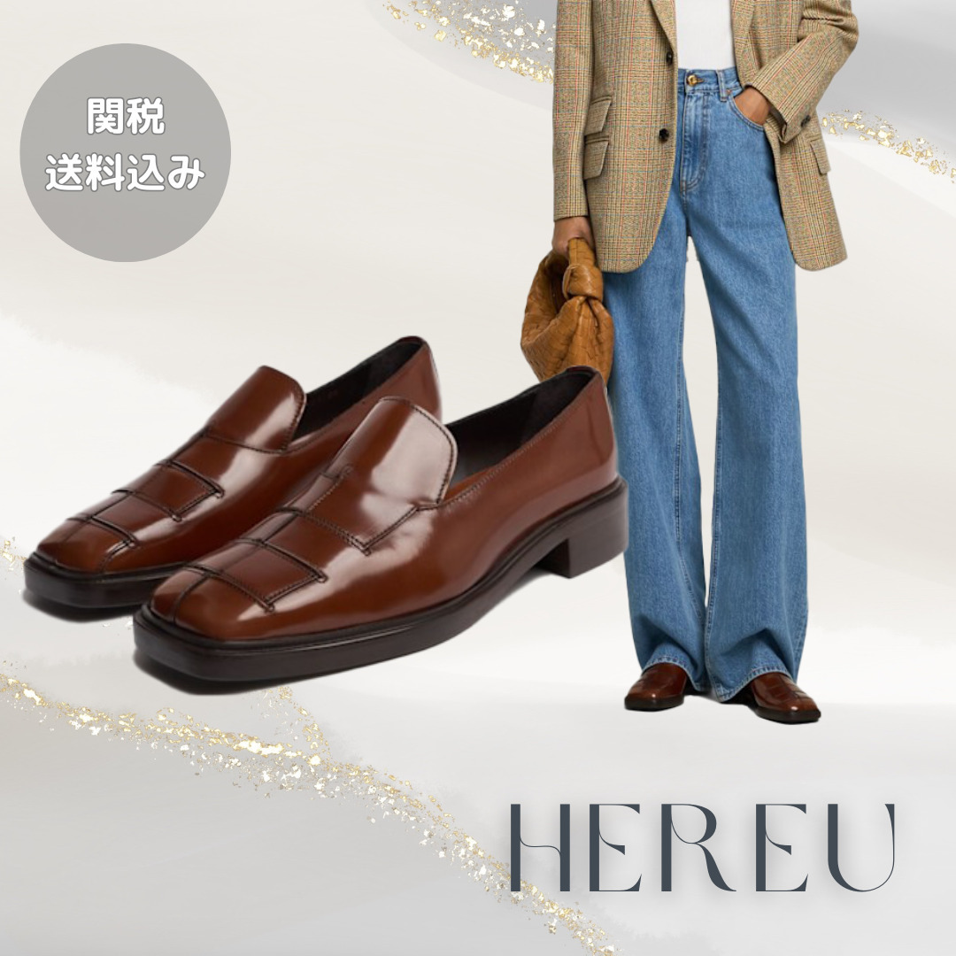 HEREU【関税送料込み＆SALE価格】Guera レザーローファー 20mm