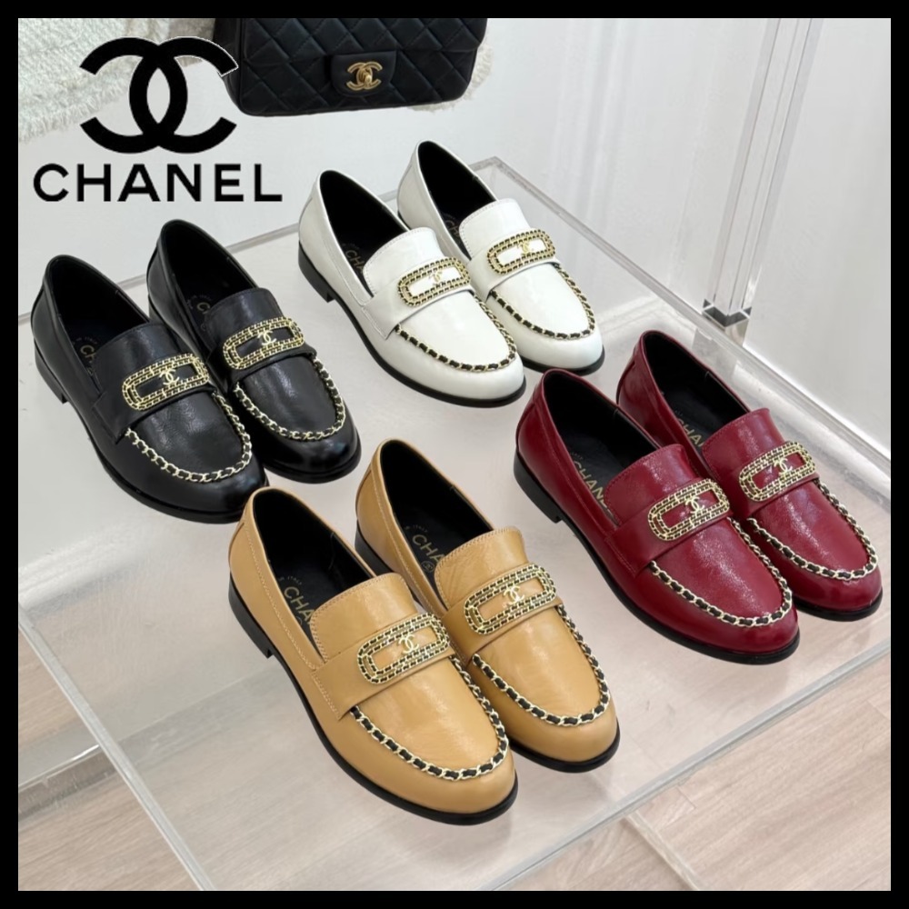 上品で高級感♪【CHANEL】24A新作 ローファー クランプル CHANEL シャネル ローファー