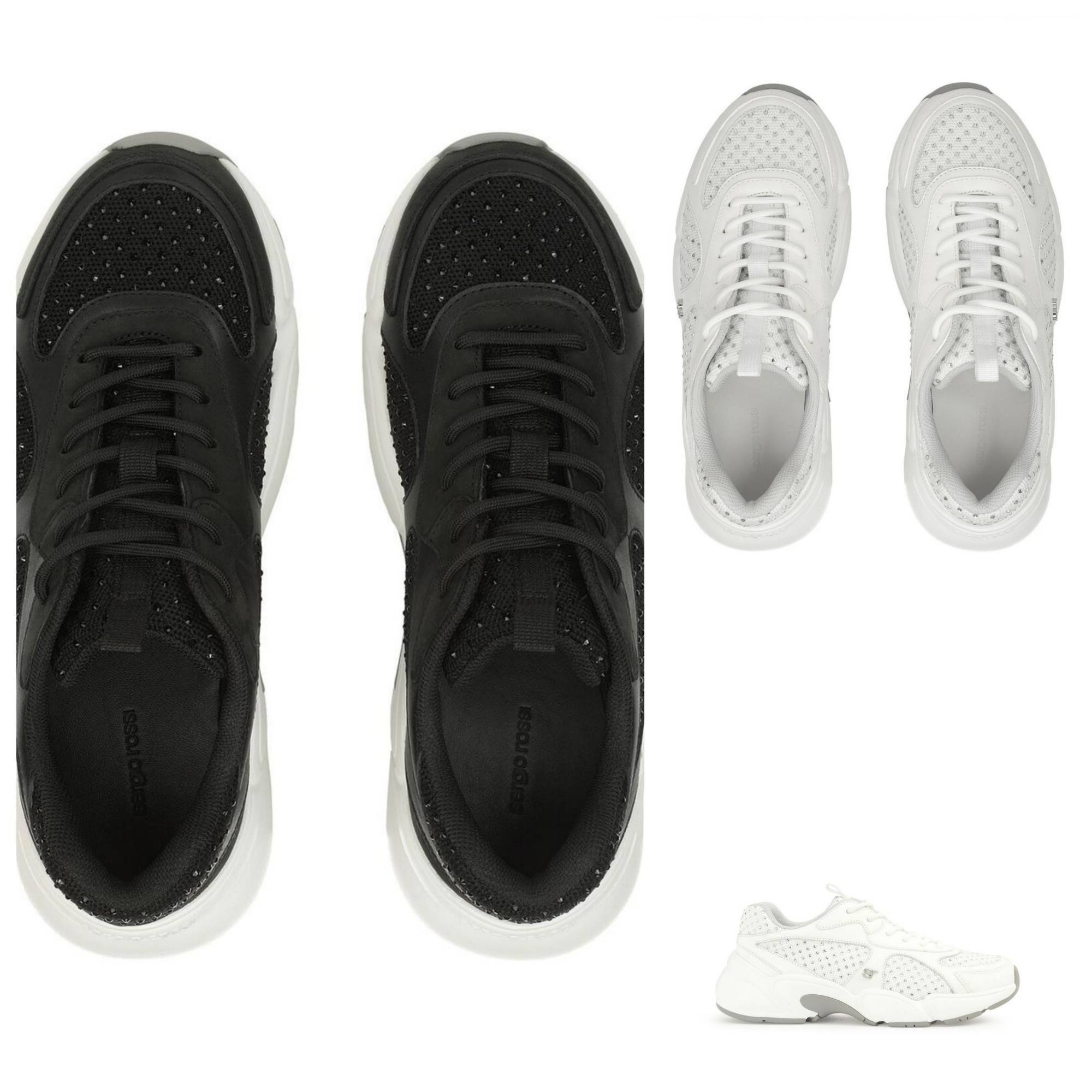 《送料無料》 Sergio Rossi 0024 Crystal - Sneakers