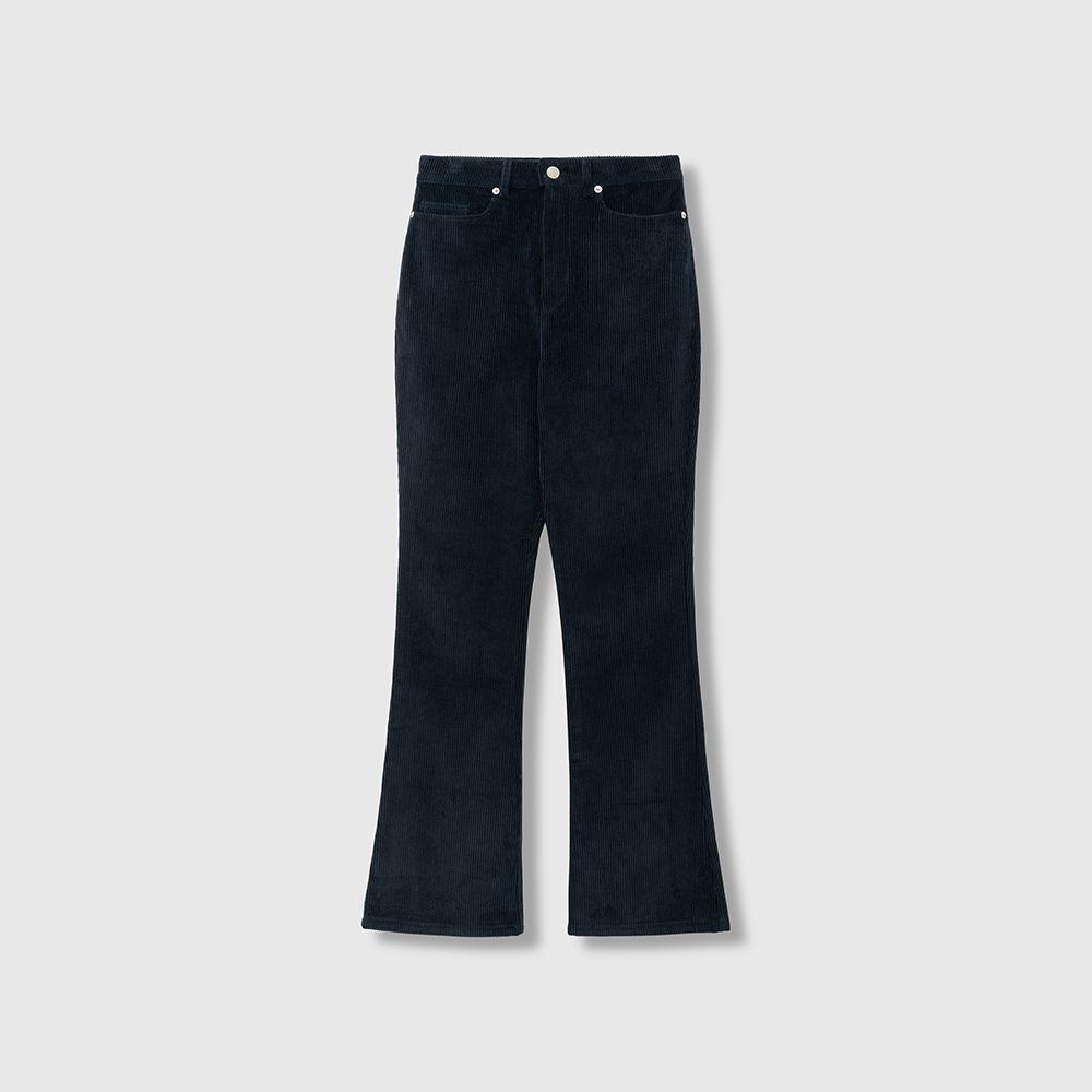 ◇NIEEH◇ CODUROY BOOTS CUT PANTS_NAVY