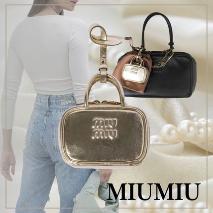 ゴールド（金色）系 MiuMiu(ミュウミュウ) バッグチャーム