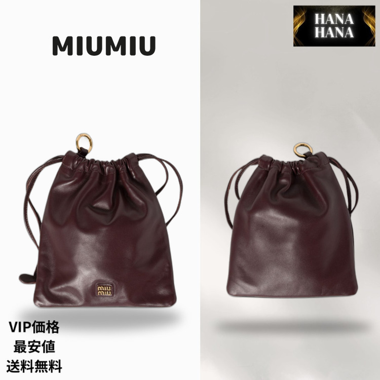 MIUMIU 送料無料 VIP価格 レザー クラッチバッグ ミュウミュウ