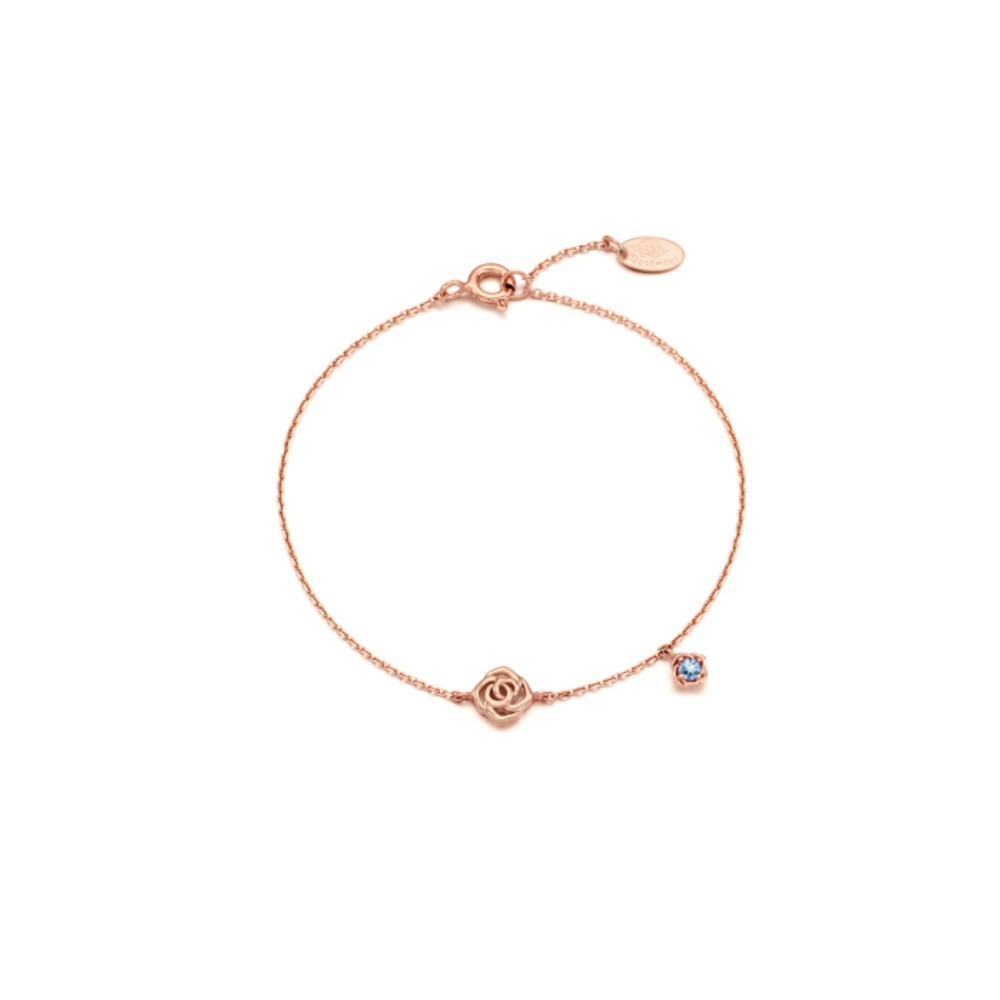 ★rosemont★ SILVER bracelet (March birthstone) RC0343