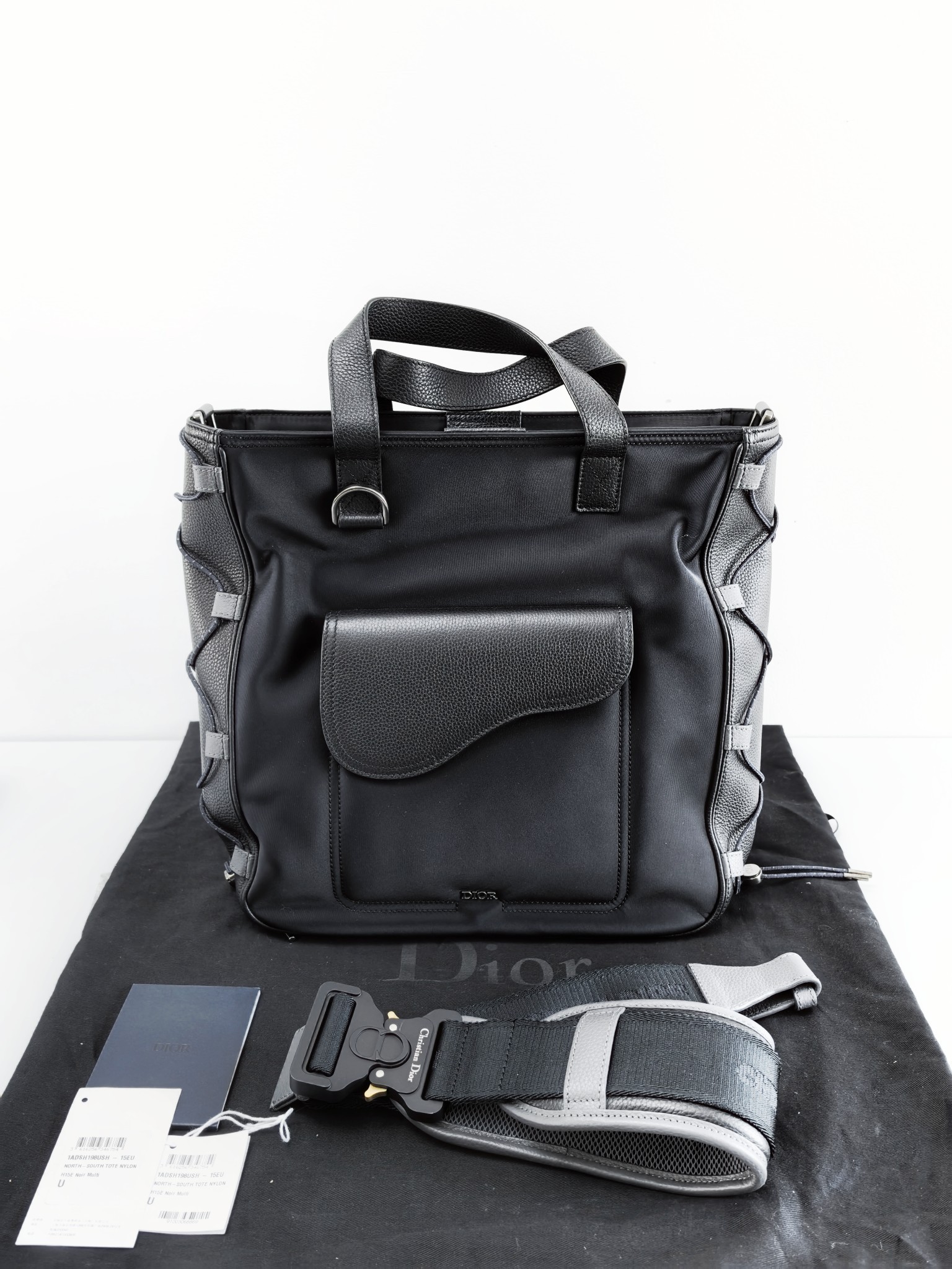 ★送料込★DIOR SACAI サドル トートバッグ ショルダーバッグ