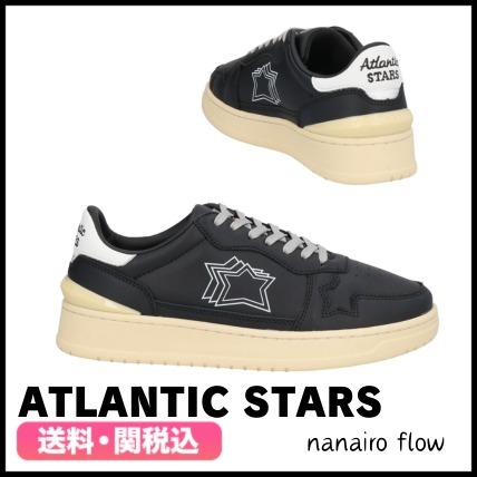 ★ATLANTIC STARS ローカット スニーカー ブラック 送料関税込