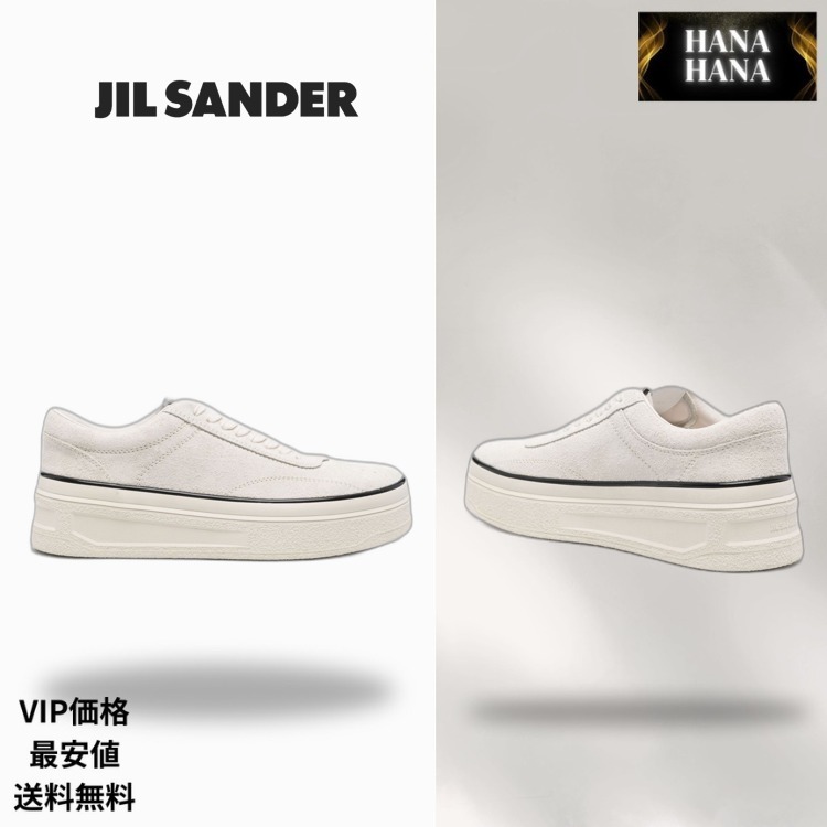 JILSANDER 送料無 VIP価格 レザー スニーカー 厚底 ジルサンダー