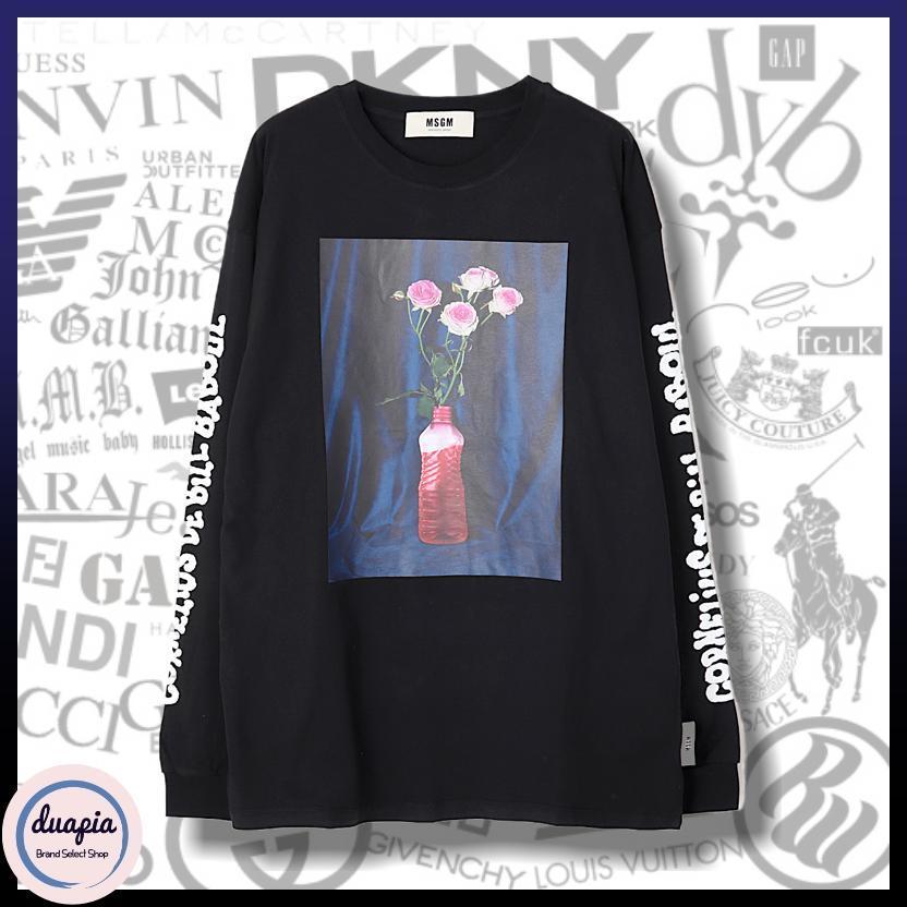 ★MSGM★ファンタスティック グリーン 長袖 Tシャツ