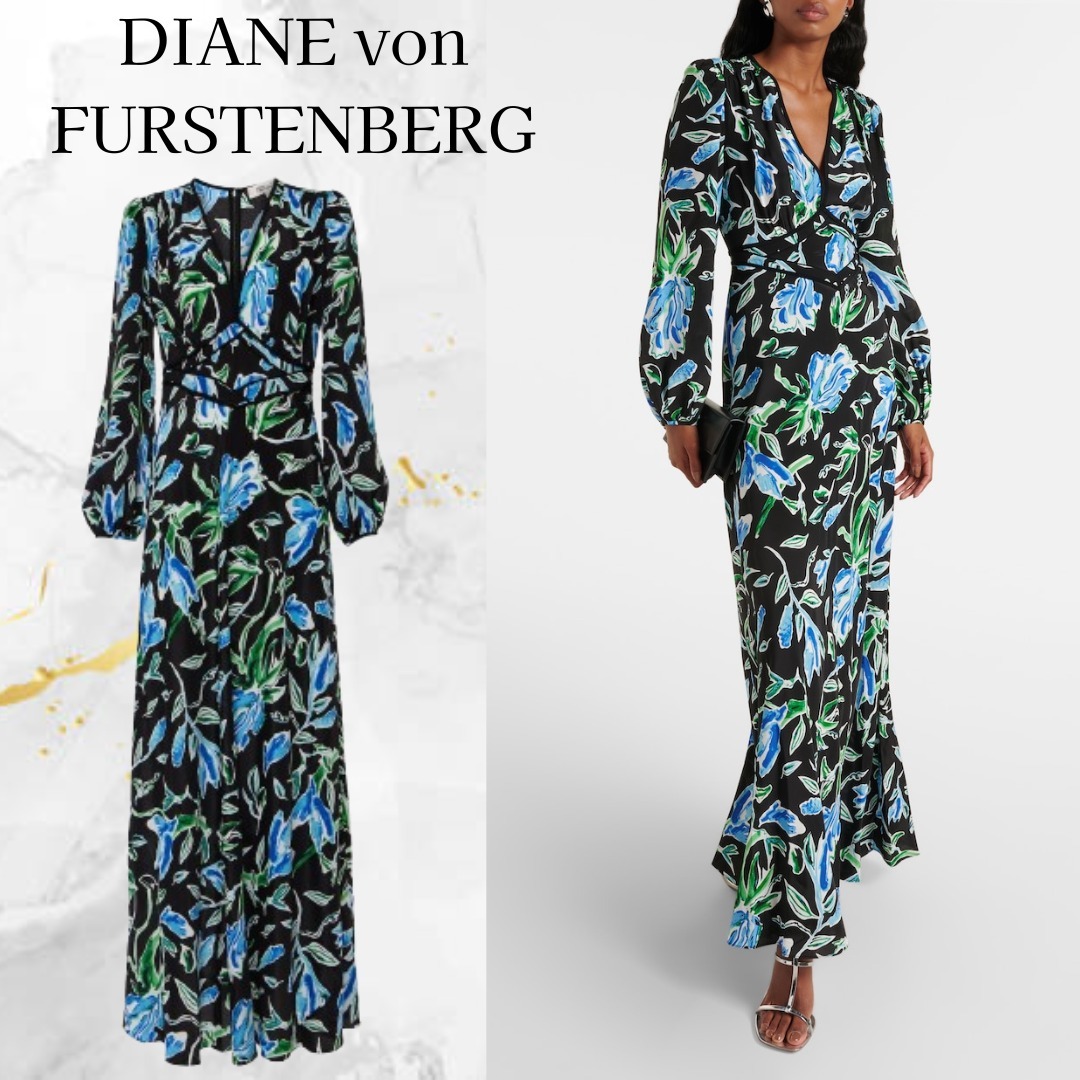DIANE von FURSTENBERG☆セリーヌ フローラル マキシ ドレス