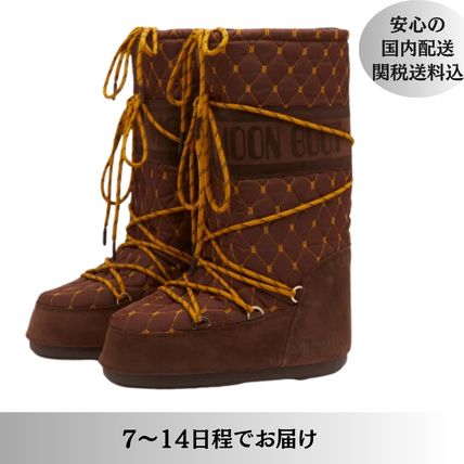 【関税送料込】MOON BOOT キルティング ナイロン アンクルブーツ キルティング MOON BOOT(ムーンブーツ) ブーツ(レディース