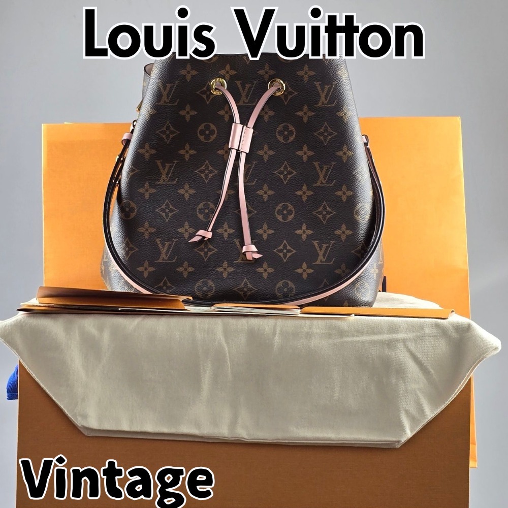 【ヴィンテージ】Rank:B☆LouisVuitton ネオノエMM バケット