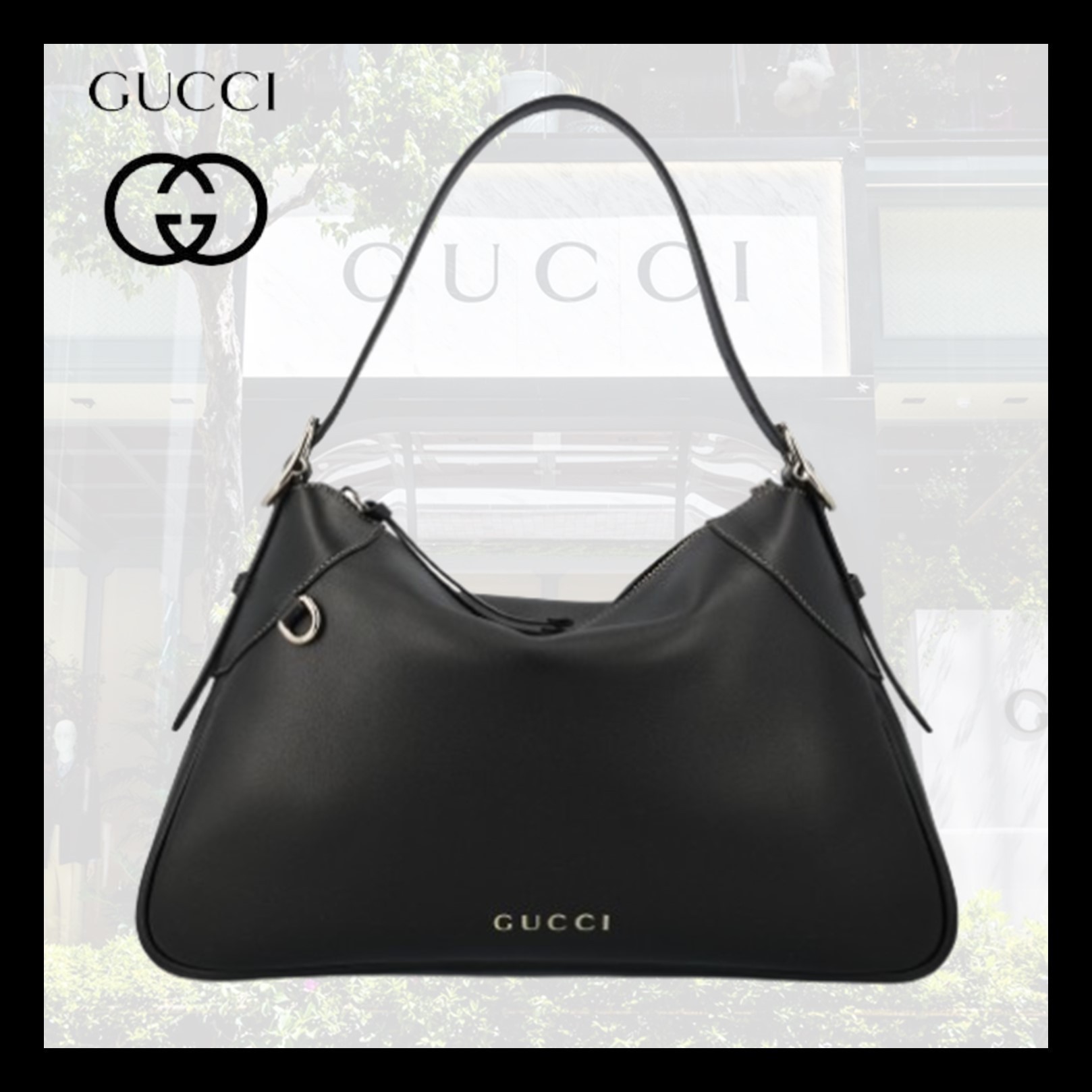 【GUCCI】GGエンブレム ラージ トートバッグ
