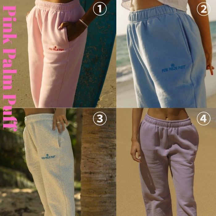 【Pink Palm Puff】★スウェットパンツ★ Puff Sweatpants
