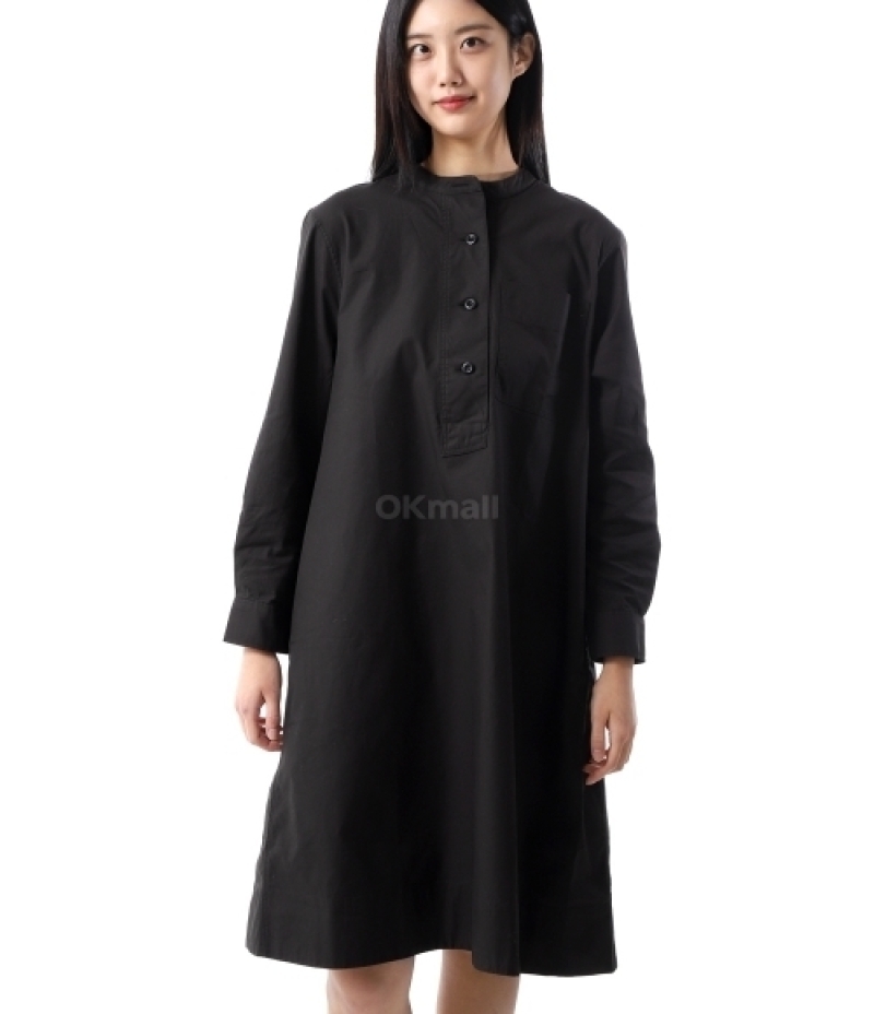 Margaret Howell｜DRESSES (MHL COLLARLESS SWING DRESS - E