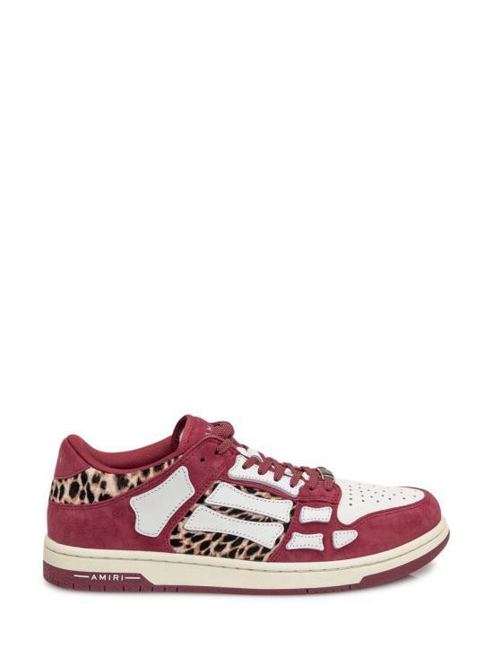 スニーカー AMIRI Men Sneakers AMFOSR1057 BURGUNDY RED