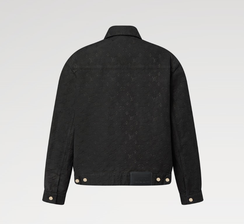 Louis Vuitton《モノグラムジャカードデニムジャケット》黒 直営