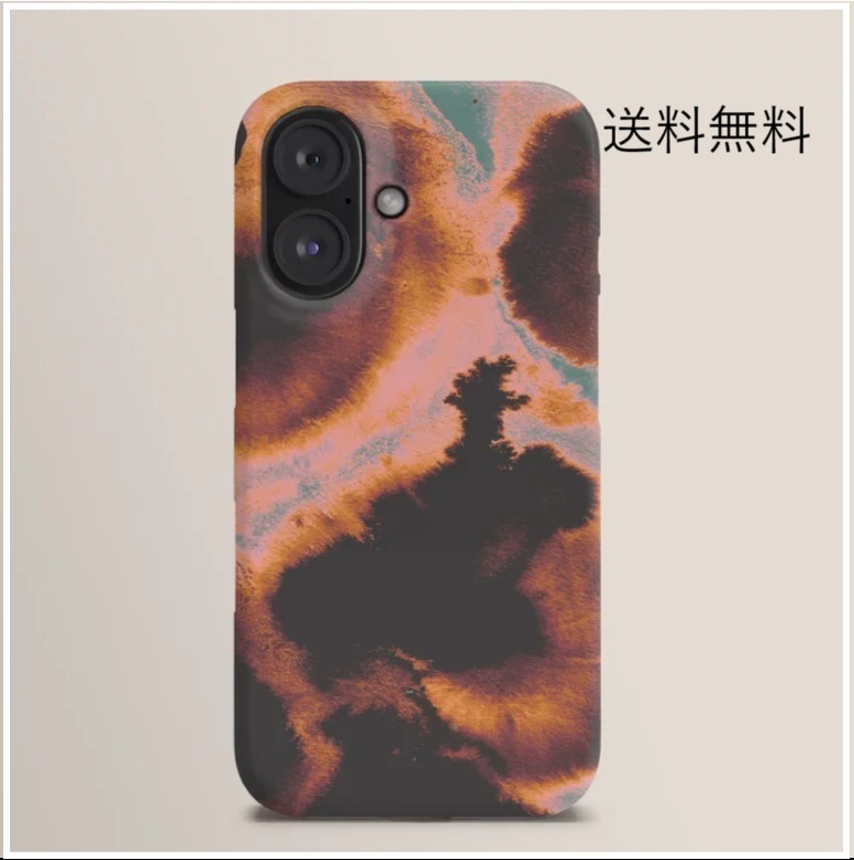 Society6  iPhoneケース  おしゃれ 燃える秋 水彩画