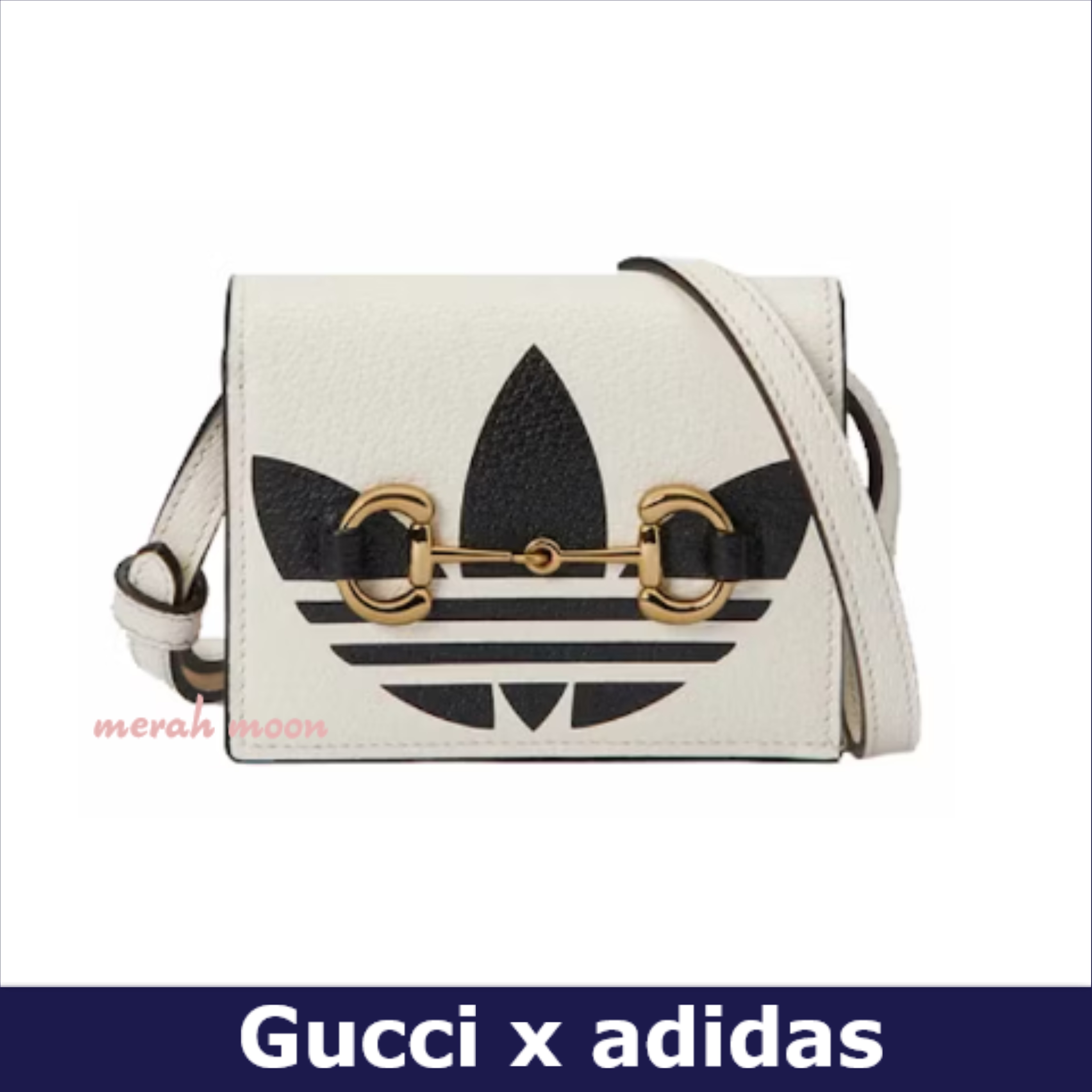 Gucci×adidas【高品質な素材☆Card Case With Horsebit 】