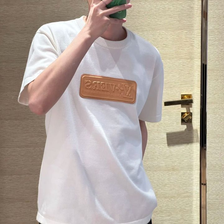 Louis Vuitton《日常使いにも◎》ロゴTシャツ レザーパッチ