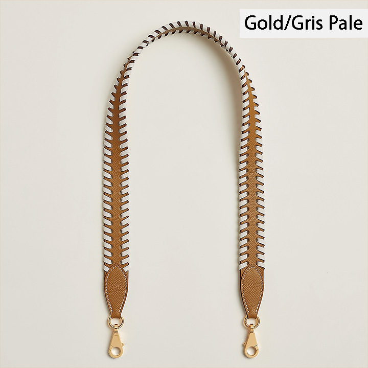 多用途ショルダーストラップ* HERMES Bandouliere Tressage25mm