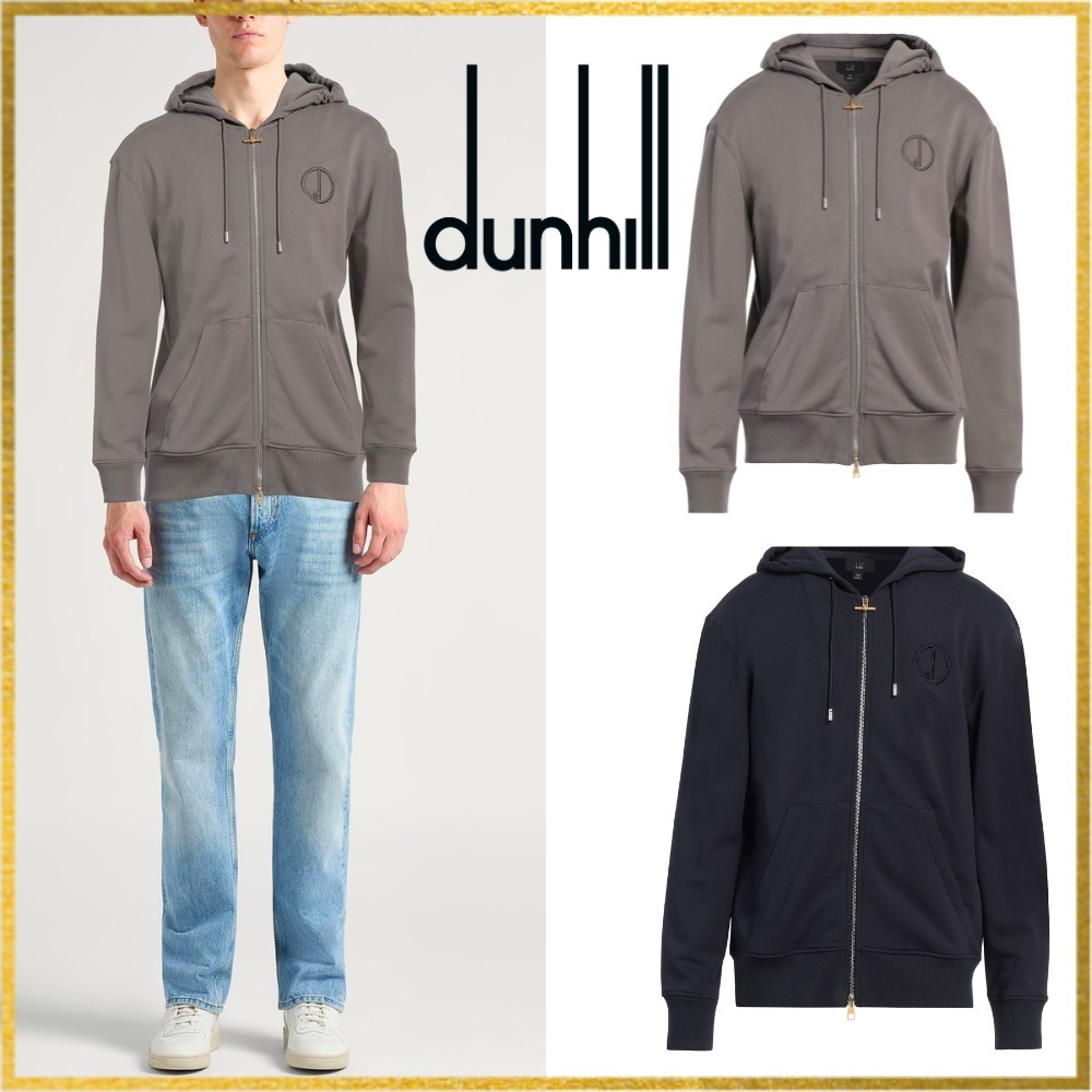 【関税 送料無料】DUNHILL ジップアップパーカー