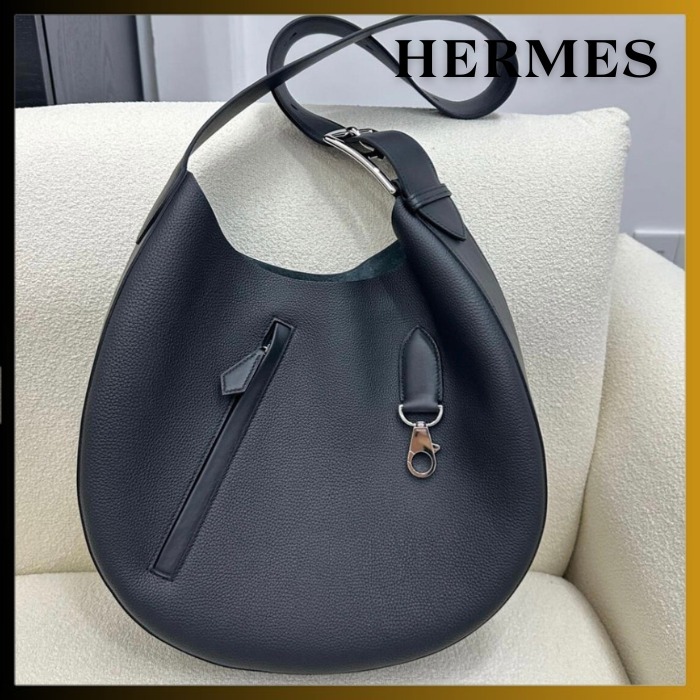 【可愛いフォルム /Noir】HERMES バッグ Arcon アルコン