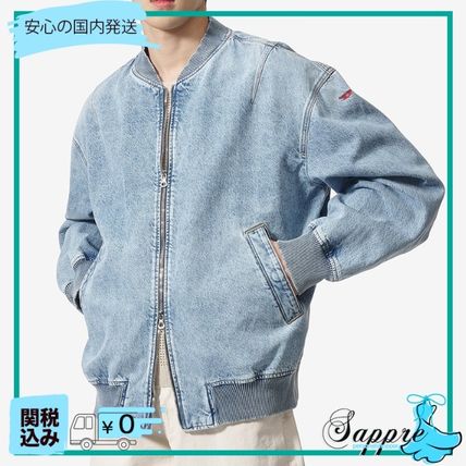 新品 定価5.7万 ディーゼル デニムジャケット ブルー ジッパー