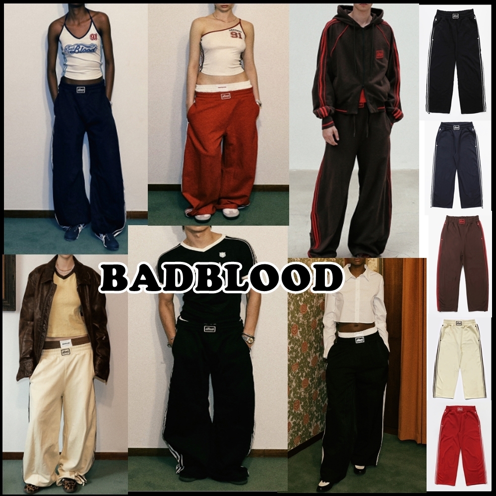 早期完売★BADBLOOD★Billy 2 Way Curved Jogger Trousers★人気
