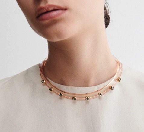Rachel Comey チョーカー クリア ビジュー ネックレス