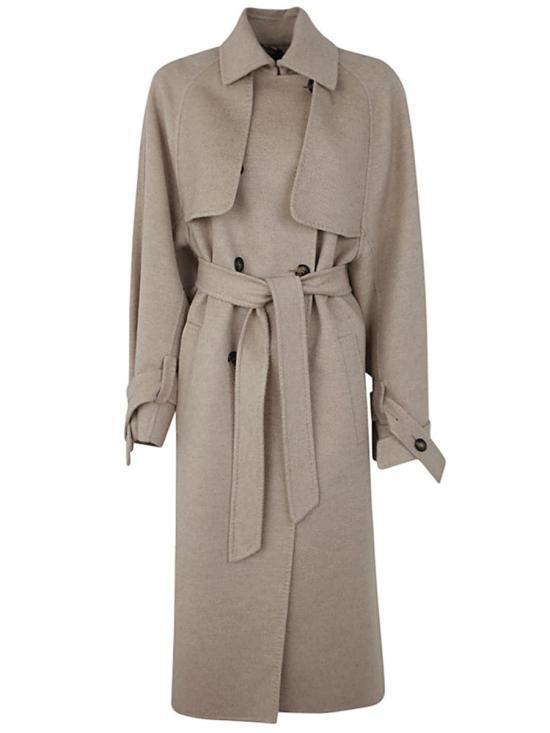 トレンチコート MAX MARA Women Outer 2310160335600 012 WHITE