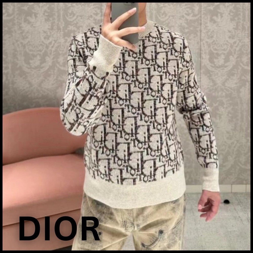 【大人気♪】DIOR オブリーク ウールジャカード セーター