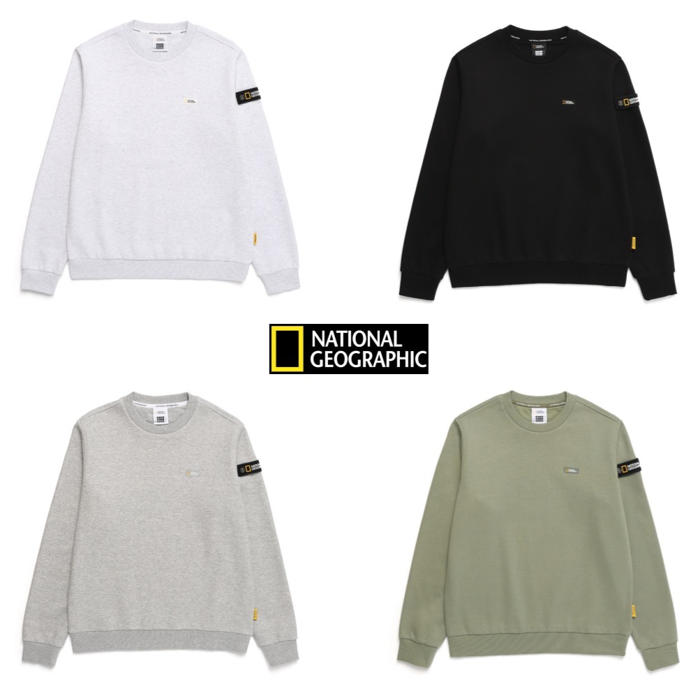 【NATIONAL GEOGRAPHIC】 Essential Small Logo Sweatshirtt ★