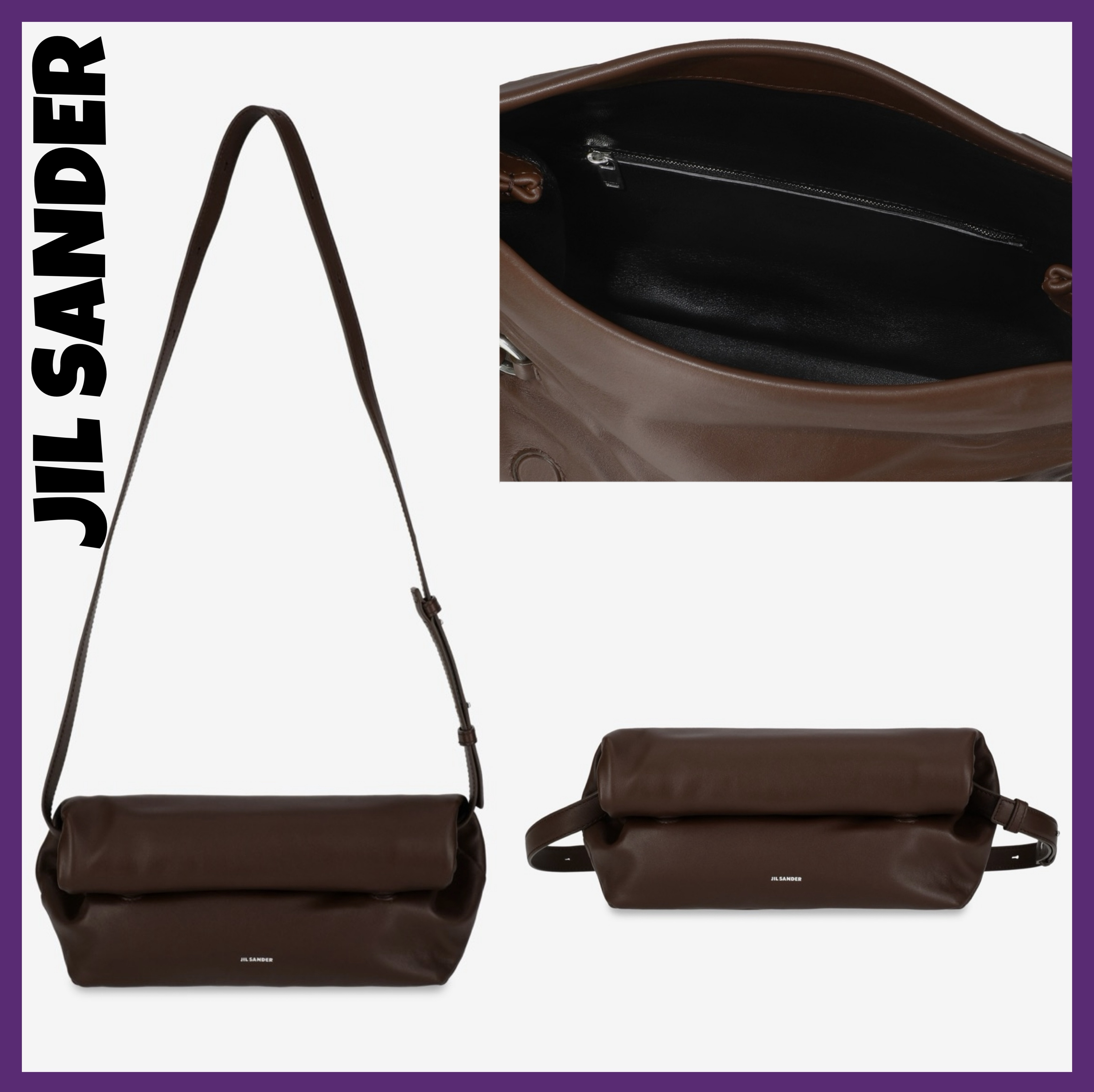 【関税込み】☆Jil Sander☆ スモール ROLL-UP クロスバッグ